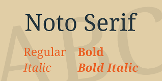 Noto Serif Toto Font